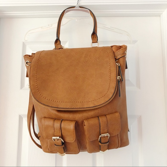 Aldo Handbags - Aldo Cognac Backpack